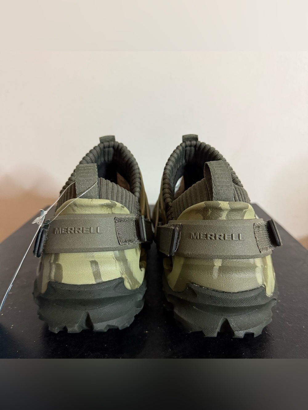 Merrell Women’s 8 NEW Hydro Ripstop 1TRL Moc Olive Green Slip-On Sandal Sneakers - Picture 5 of 8